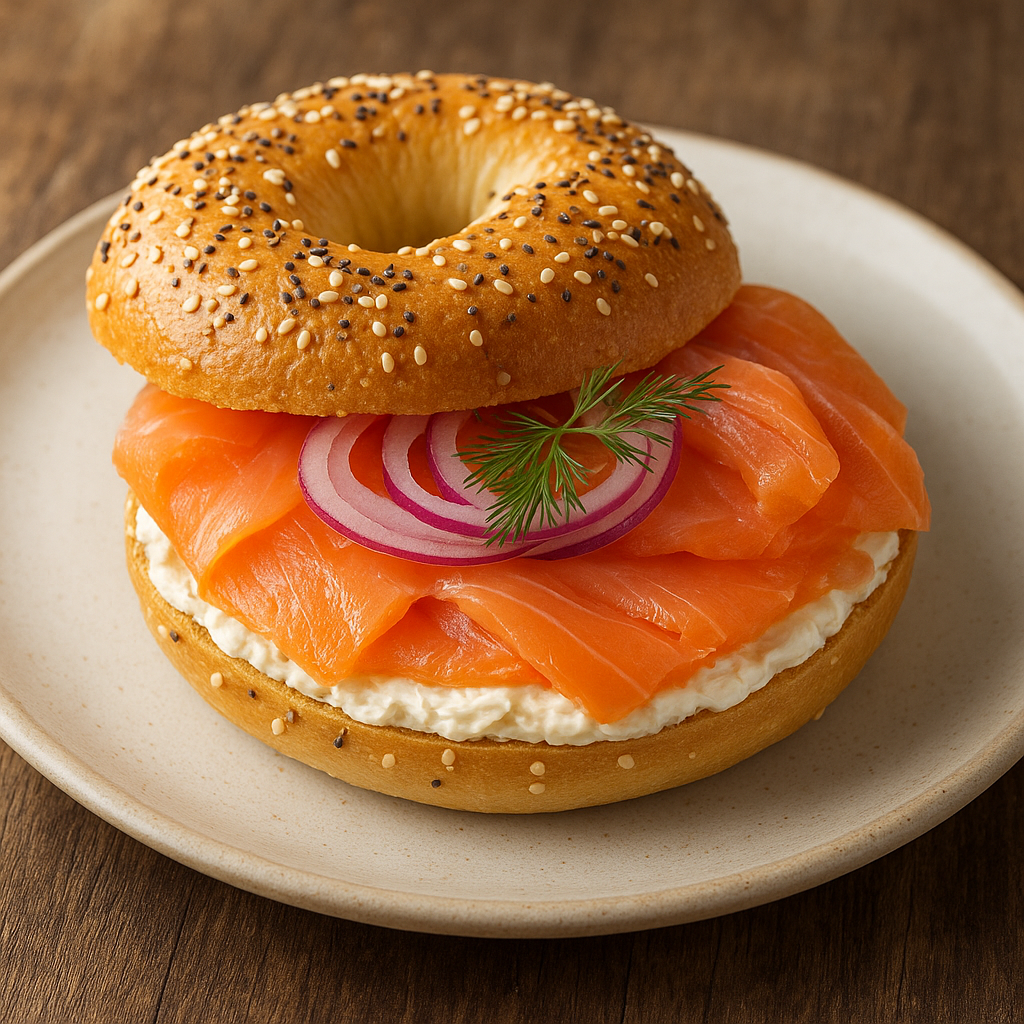Bagel with Lox – amerykańsko-żydowska bułka z łososiem