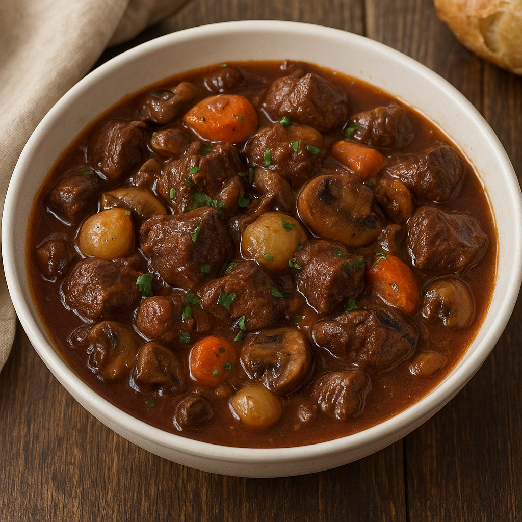 Beef Bourguignon – francuska wołowina duszona