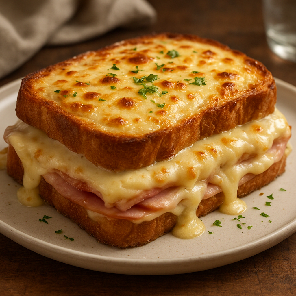 Croque Monsieur – francuska kanapka zapiekana