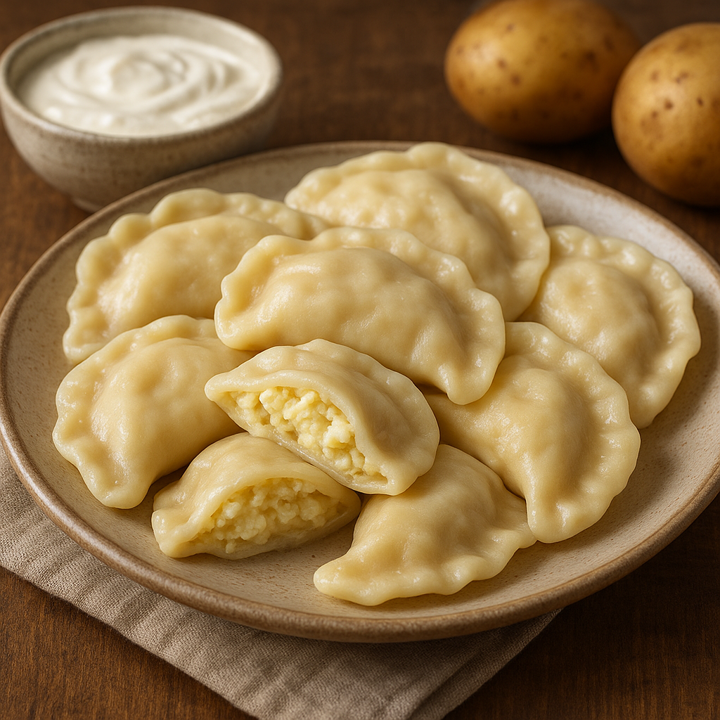 Pierogi Ruskie – polskie pierogi z serem i ziemniakami