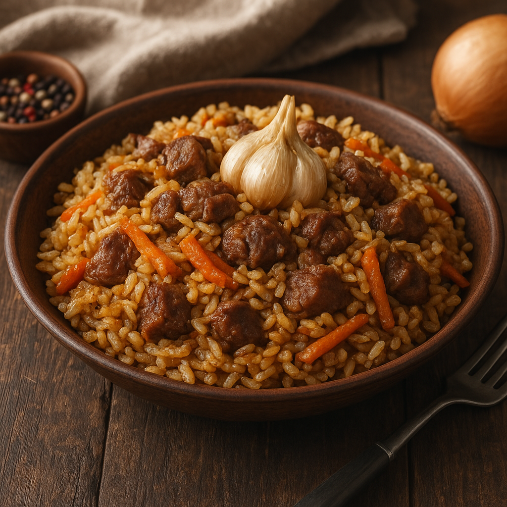 Plov – uzbecki ryż z mięsem