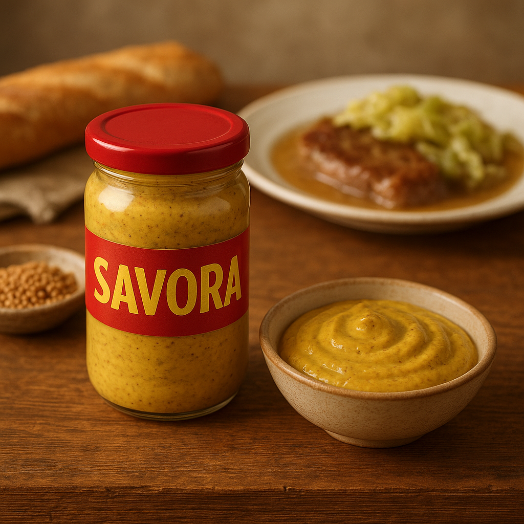 Savora mustard – kuchnia francuska