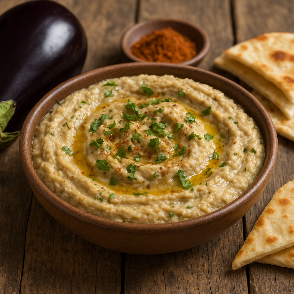 Baba ganoush paste – kuchnia bliskowschodnia