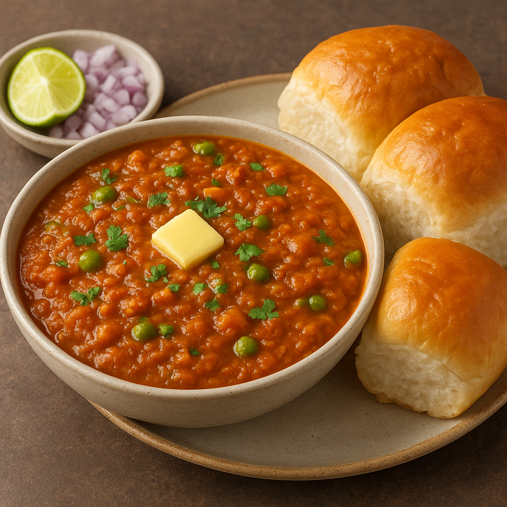 Pav Bhaji – indyjski gulasz warzywny z bułką