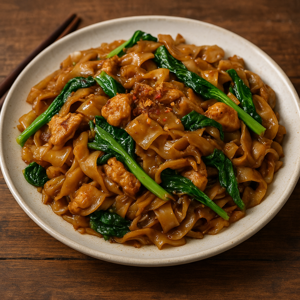 Pad See Ew – tajski makaron w sosie sojowym