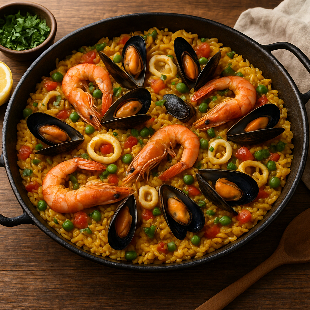 Jak przygotować hiszpańską paellę z owocami morza