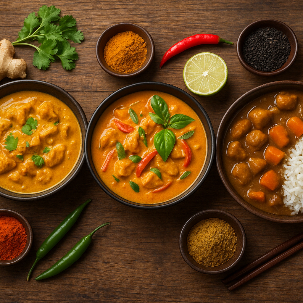 Jak przygotować curry z różnych stron świata – Indie, Tajlandia, Japonia