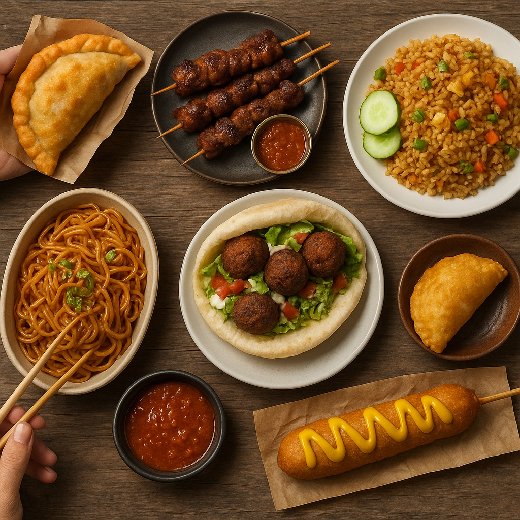 Co warto zjeść na ulicy – street food z pięciu kontynentów