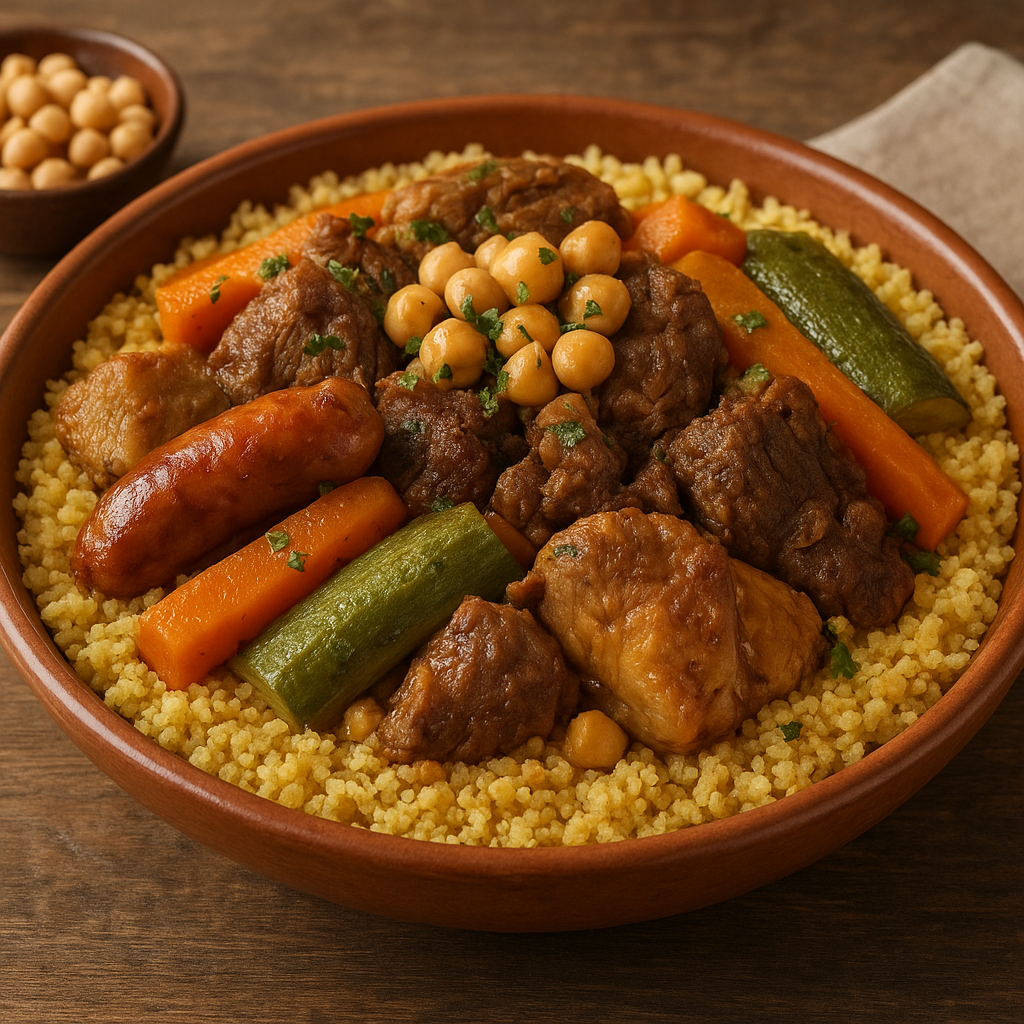 Couscous Royale – marokański kuskus z mięsem