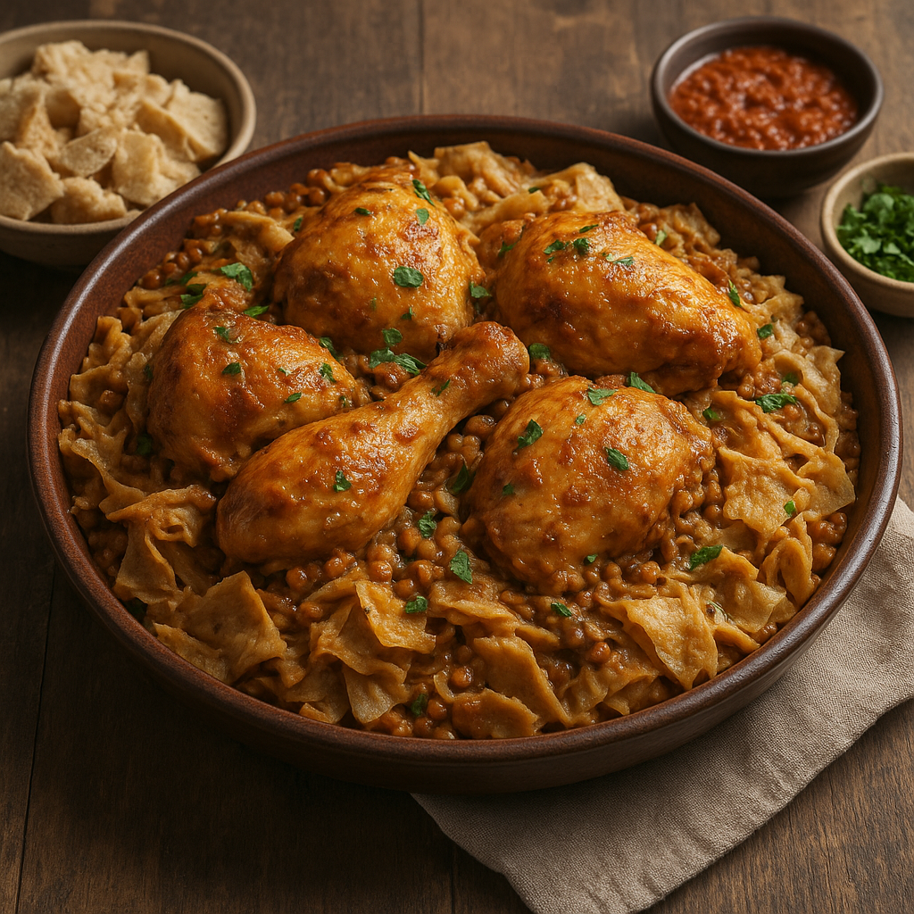 Rfissa – marokańskie danie z kurczaka i chleba