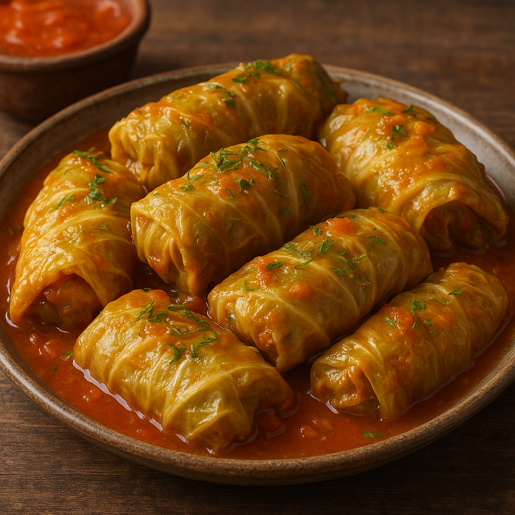 Holubtsi cabbage leaves – kuchnia ukraińska