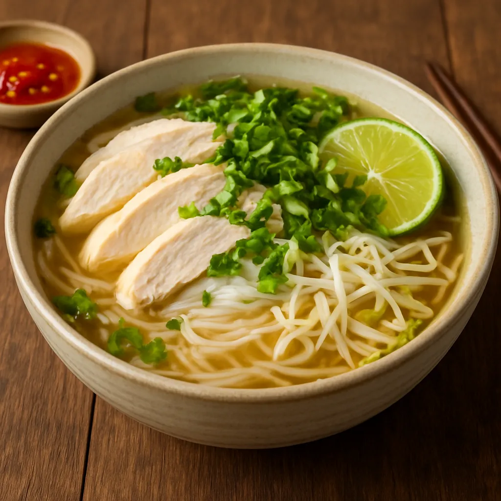 Pho Ga – wietnamska zupa z kurczakiem