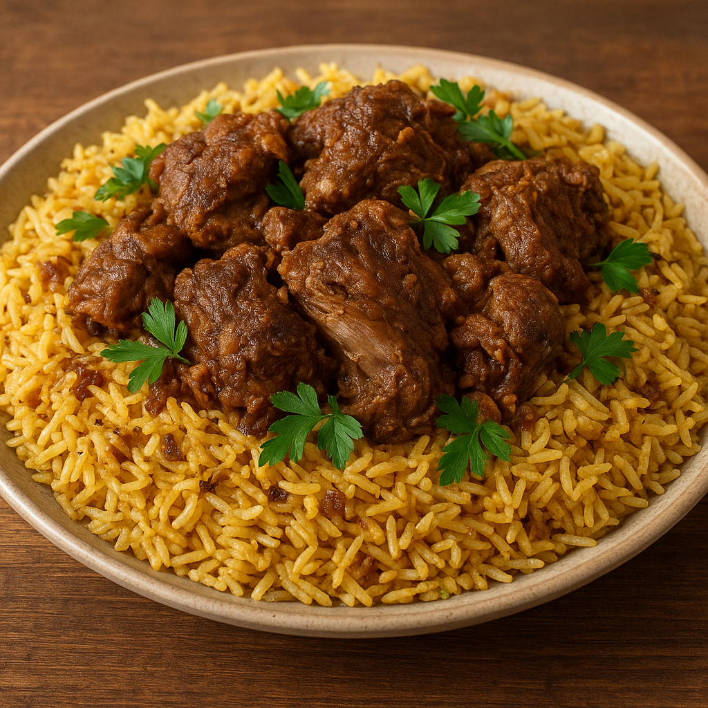 Mandi – jemeńskie danie z ryżem i mięsem