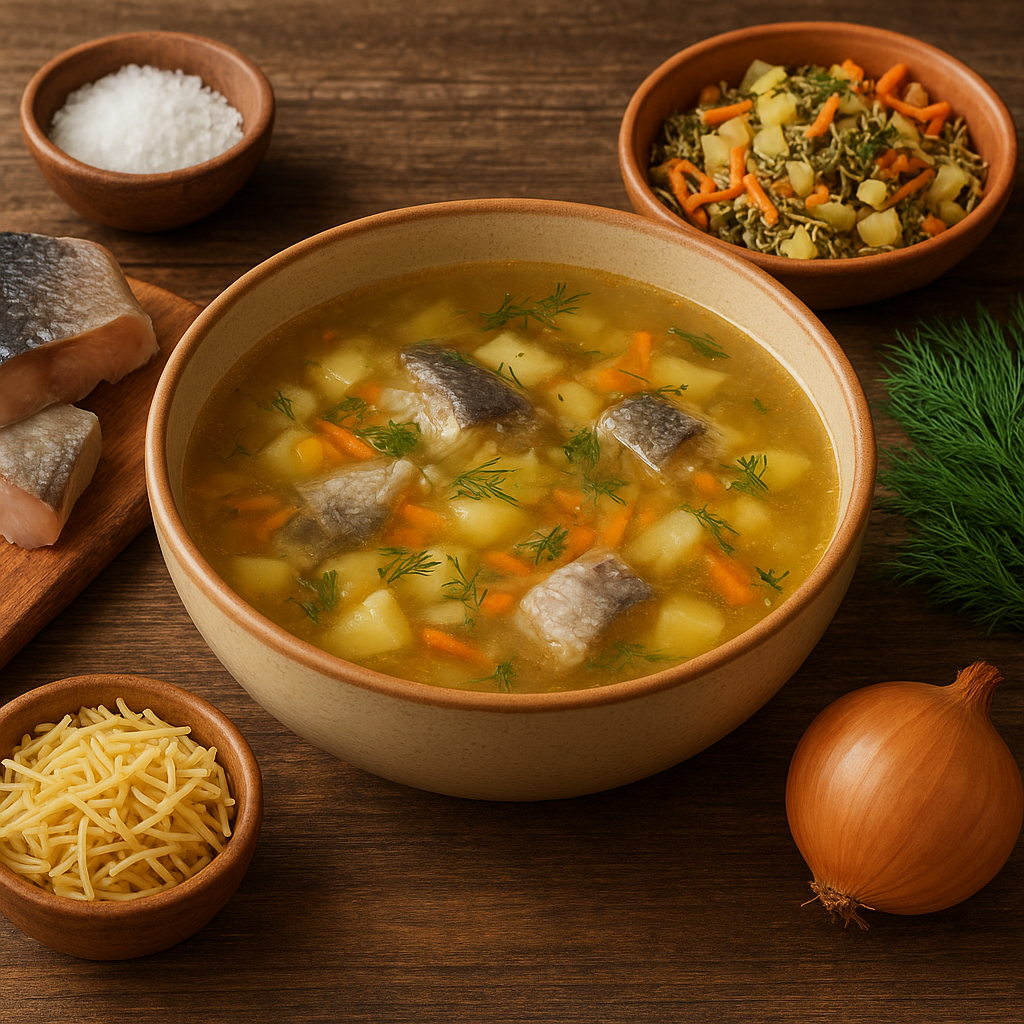 Uha broth mix – kuchnia rosyjska