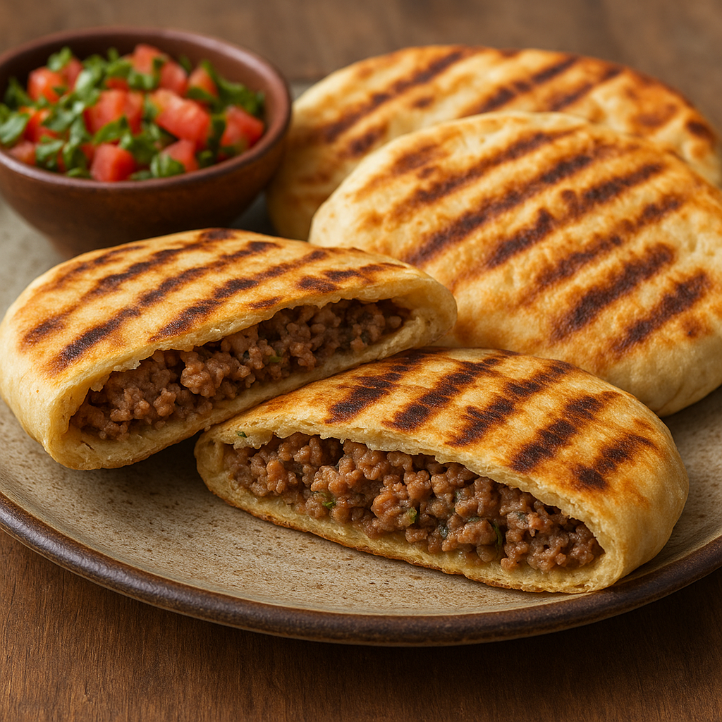 Arayes – libański grillowany chleb z mięsem