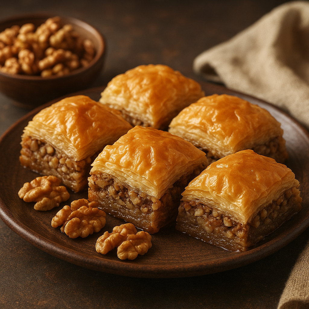 Baklava – bliskowschodni deser z orzechami