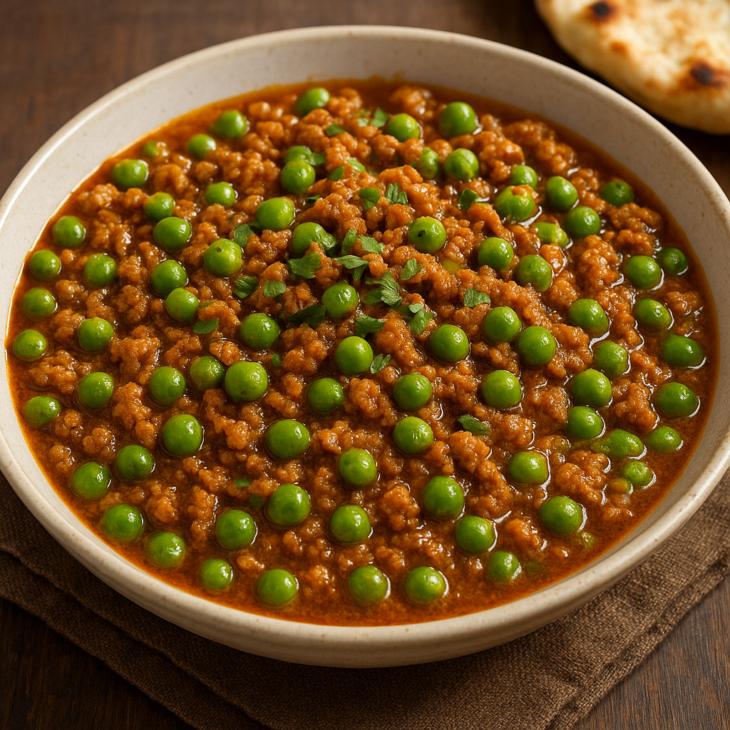 Keema Matar – indyjskie mielone mięso z groszkiem