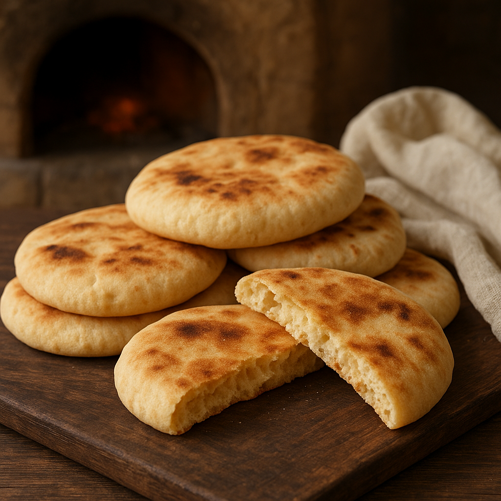 Khubz – arabski chleb z pieca