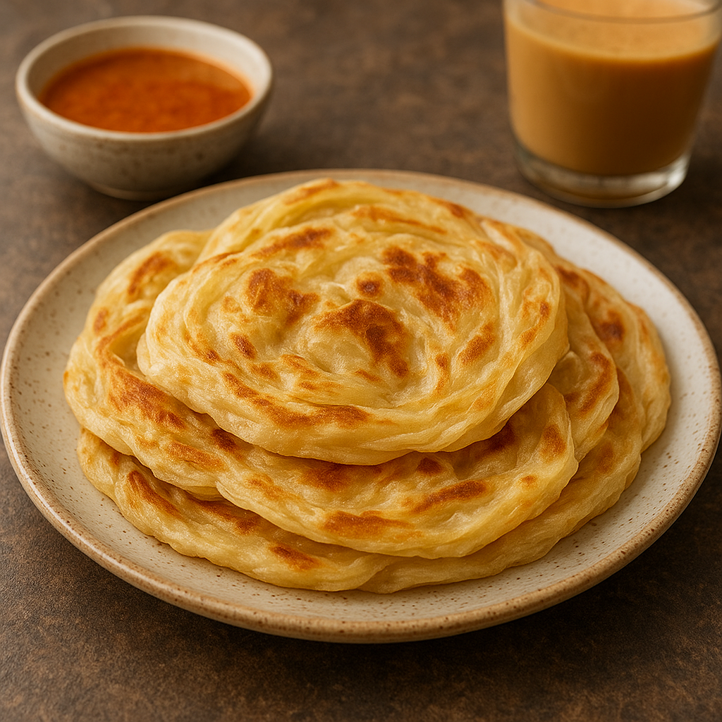 Roti Canai – malezyjski cienki placek