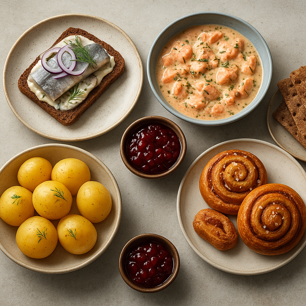 Co jedzą Skandynawowie – od śledzia po cynamonowe bułeczki