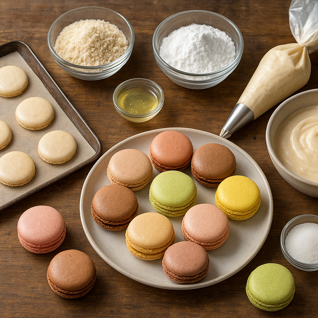 Jak przygotować francuskie makaroniki w kilku smakach