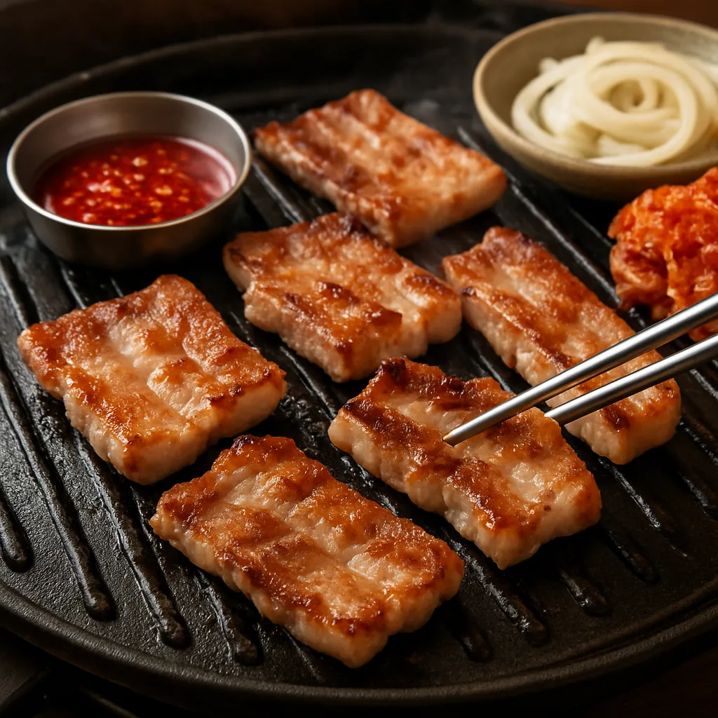 Samgyeopsal – koreańska wieprzowina grillowana