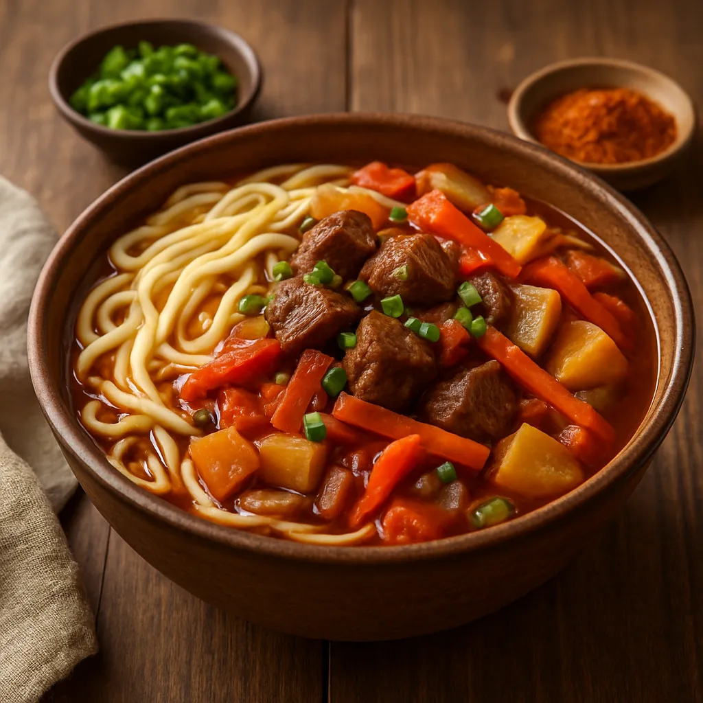 Lagman noodles – kuchnia kirgiska