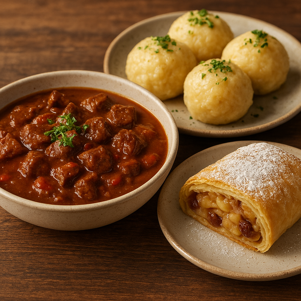 Kuchnia austriacka – gulasz, knedle i apfelstrudel