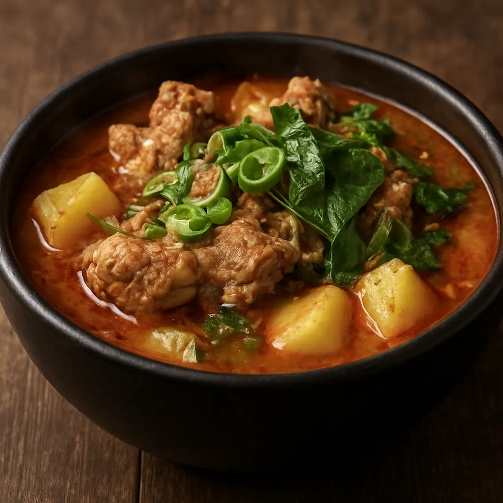 Gamjatang – koreańska zupa ziemniaczana