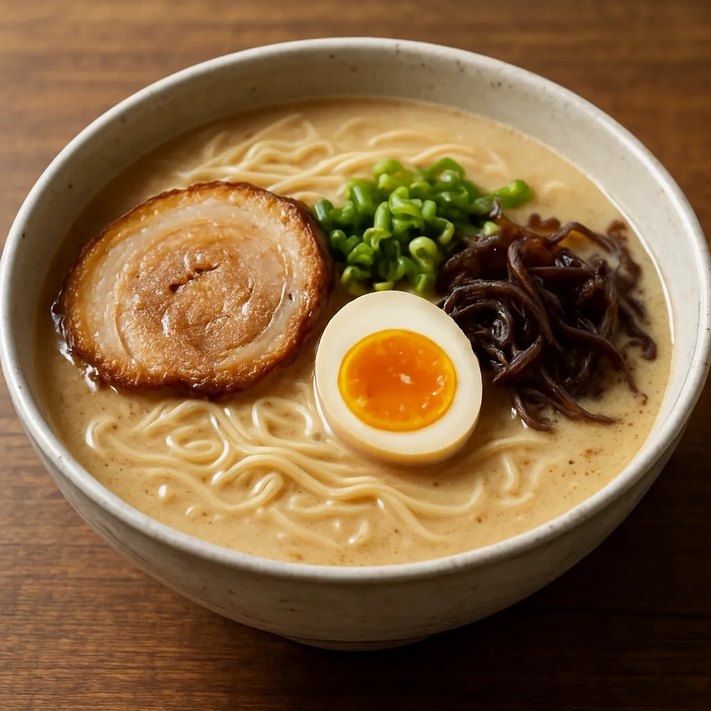 Tonkotsu Ramen – japońska kremowa zupa z wieprzowiny