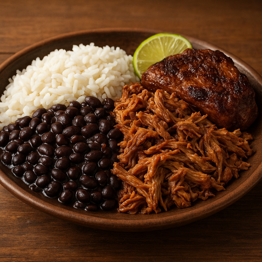 Kuchnia kubańska – ryż z czarną fasolą i soczyste mięsa