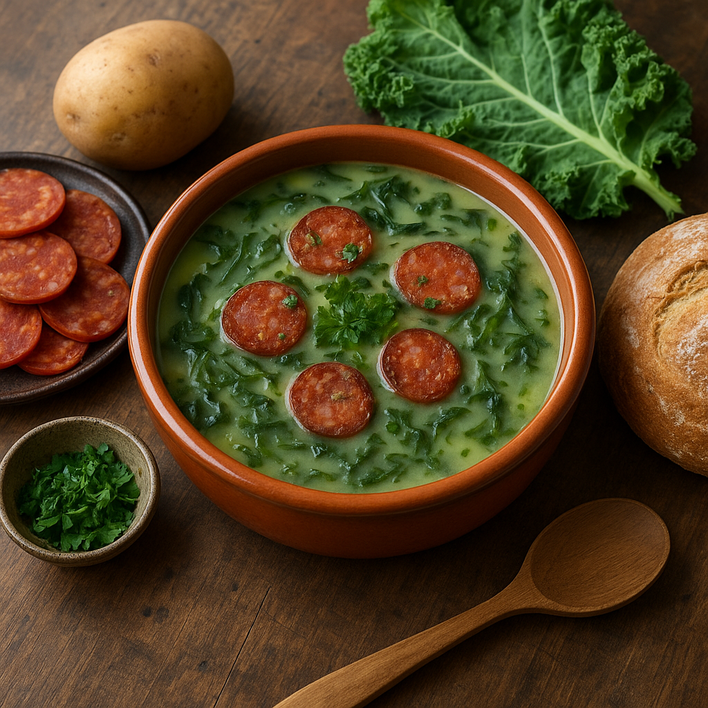 Kuchnia portugalska – jak przygotować caldo verde (zieloną zupę)