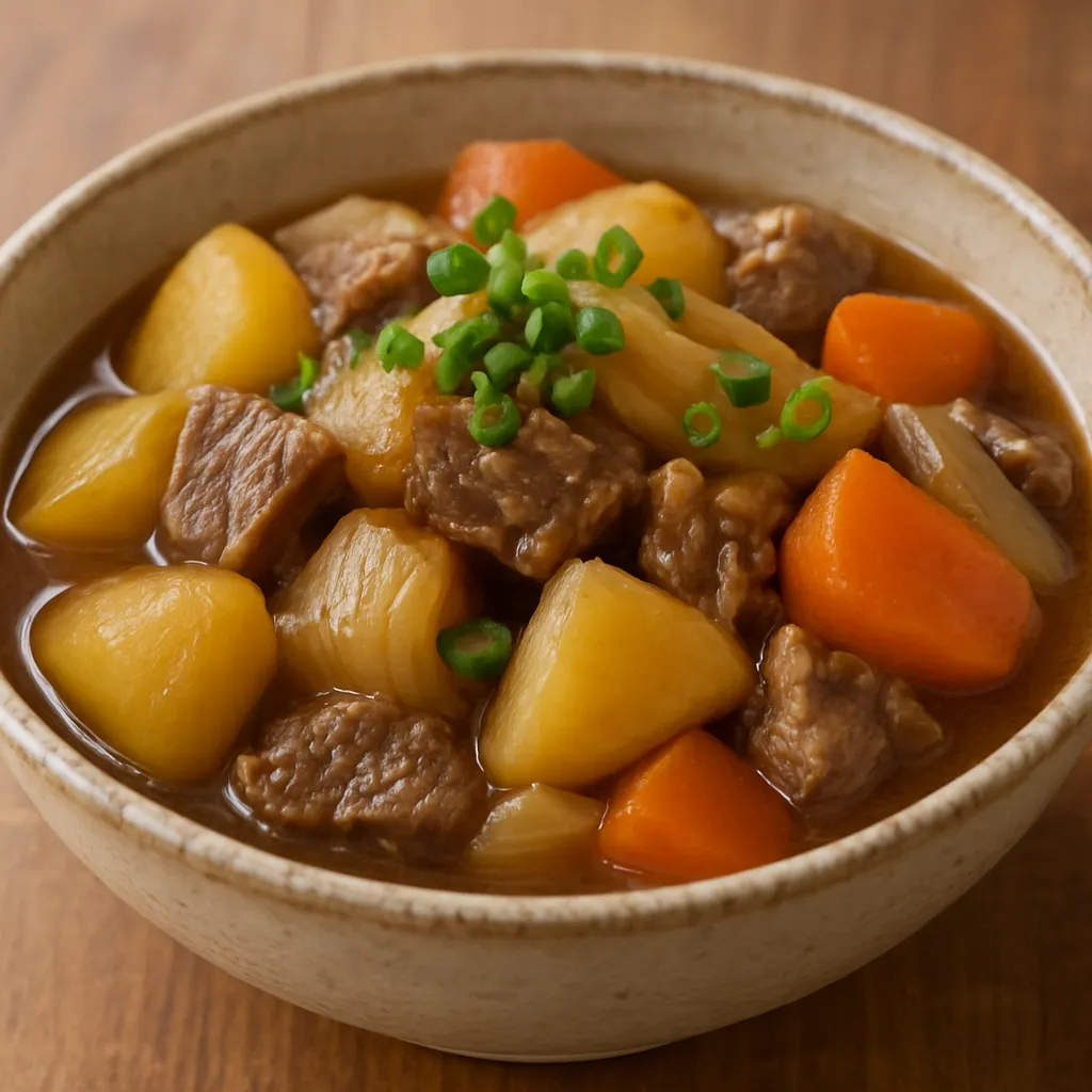 Nikujaga – japońska wołowina z ziemniakami