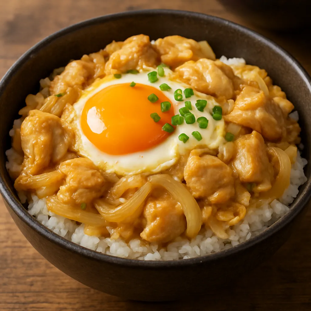 Oyako Don – japoński ryż z kurczakiem i jajkiem