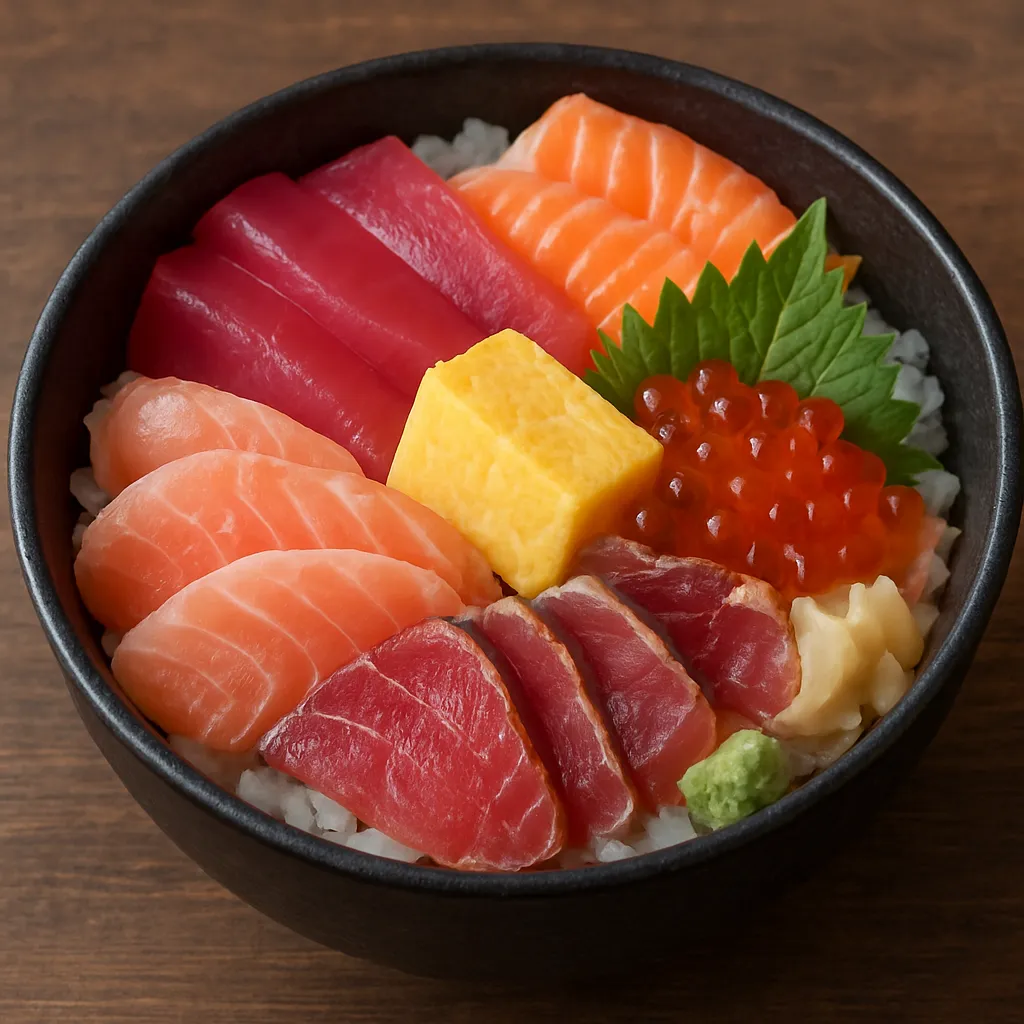 Chirashi – japońska miska z surową rybą