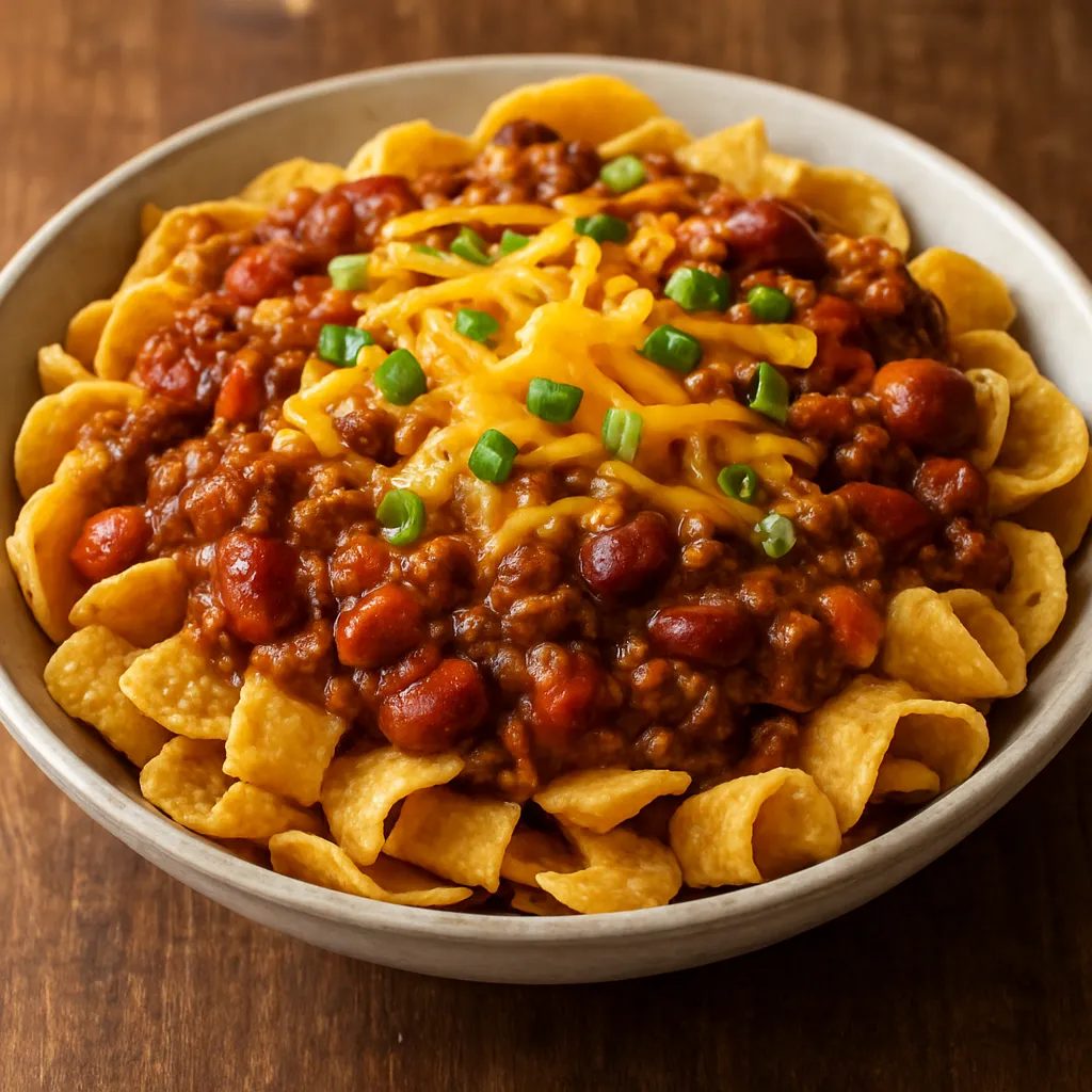 Frito Pie – południowoamerykański (USA) gulasz z chipsami
