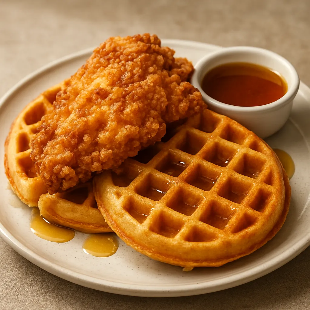 Chicken and Waffles – amerykańskie połączenie słodko-słone