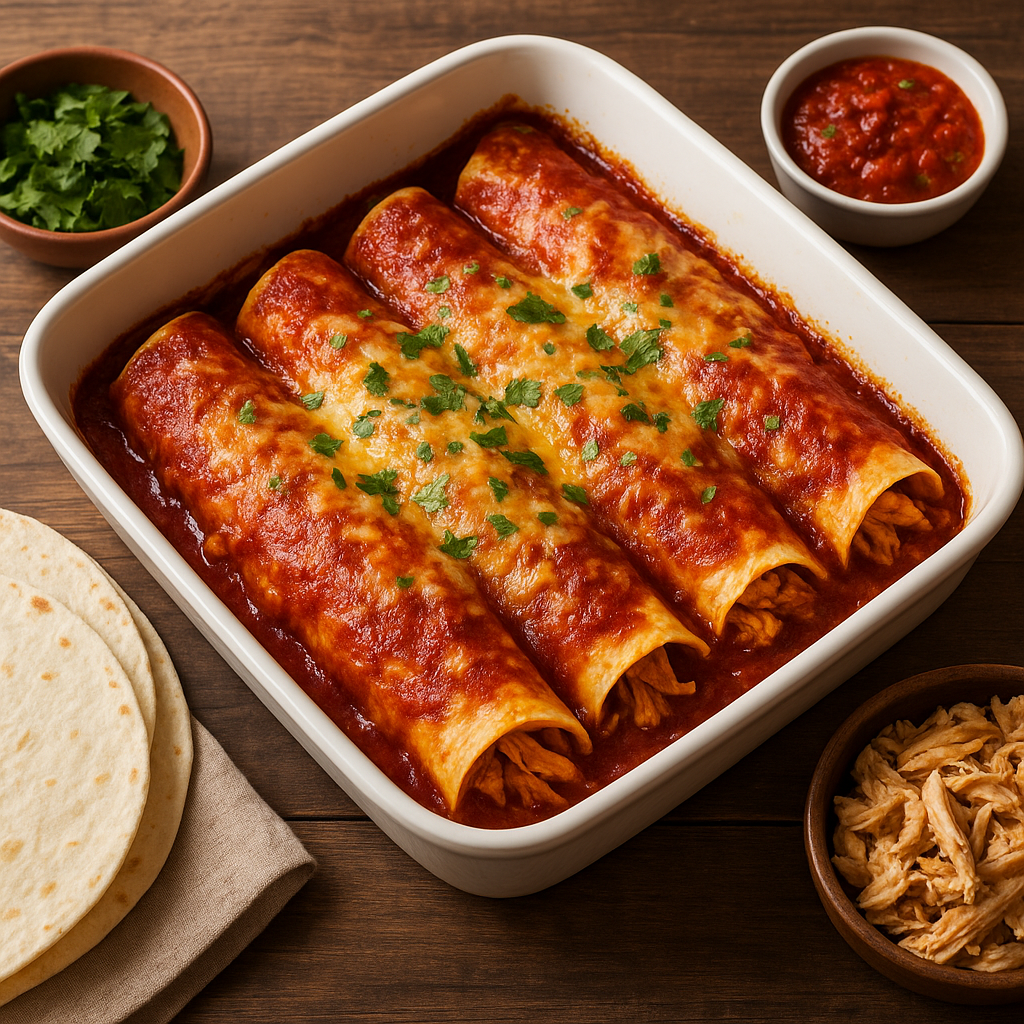 Kuchnia meksykańska – jak zrobić enchiladas z kurczakiem