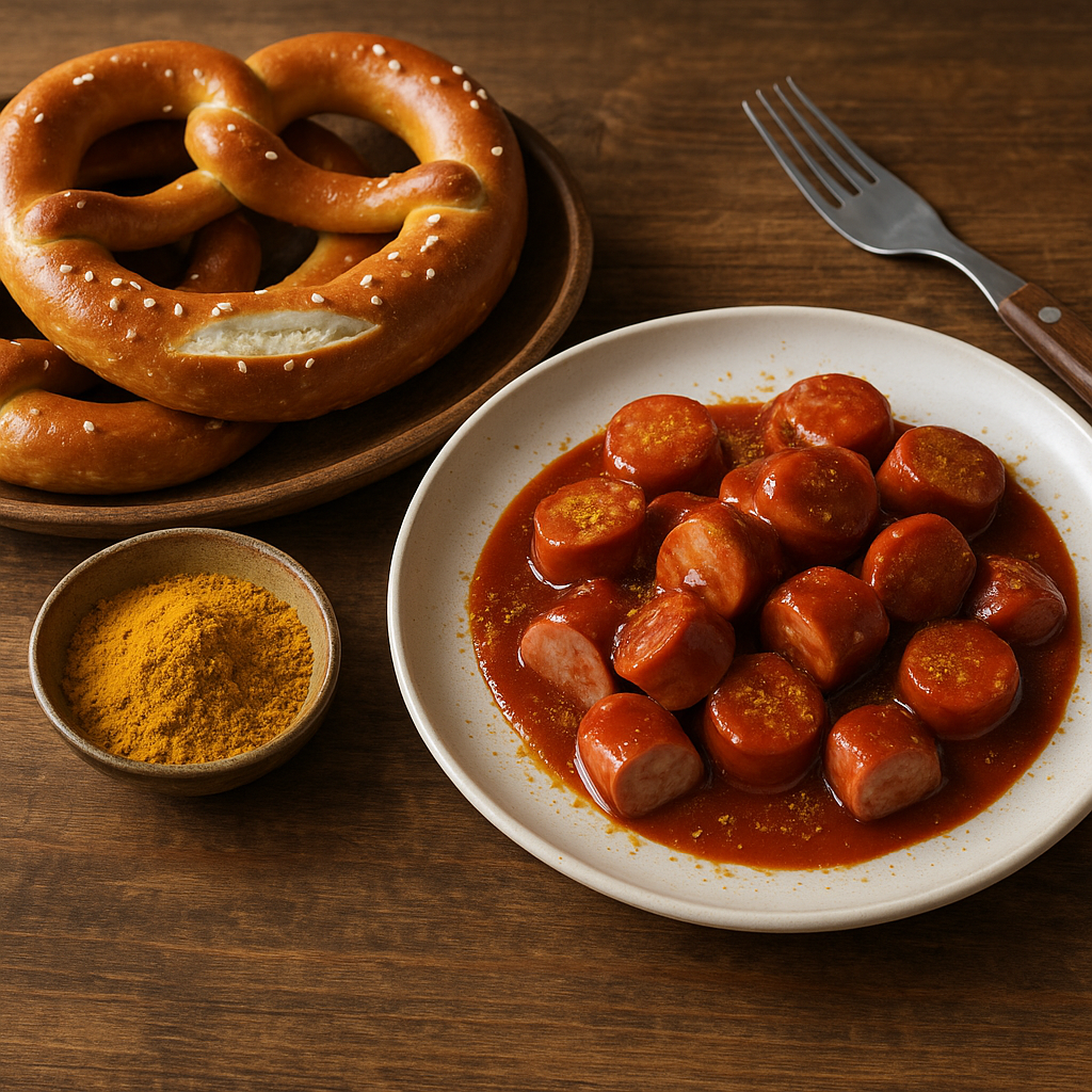 Kuchnia niemiecka – jak przygotować klasyczne precle i currywurst