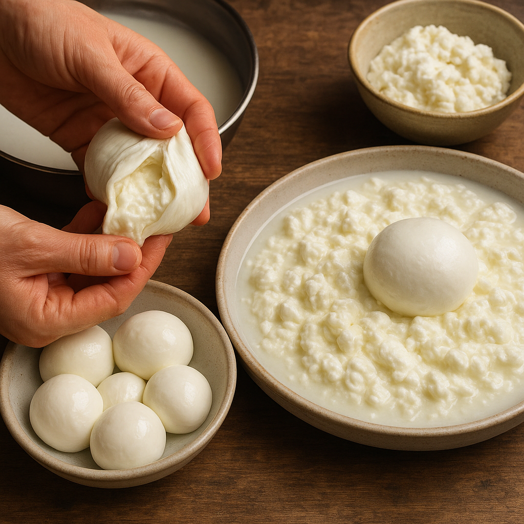 Jak powstaje ser burrata i czym różni się od mozzarelli