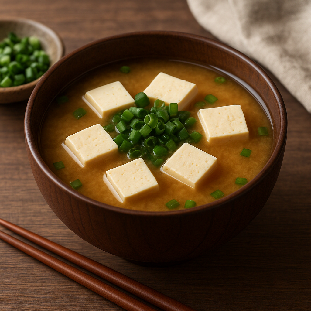 Jak przygotować japońską zupę miso z tofu