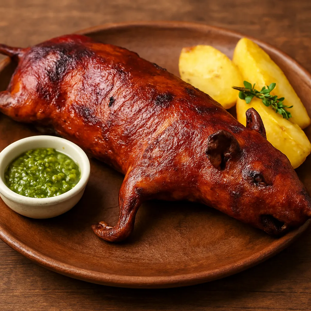 Cuy Asado – peruwiański pieczony świnka morska