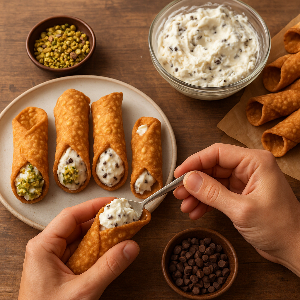 Jak przygotować klasyczny włoski deser cannoli