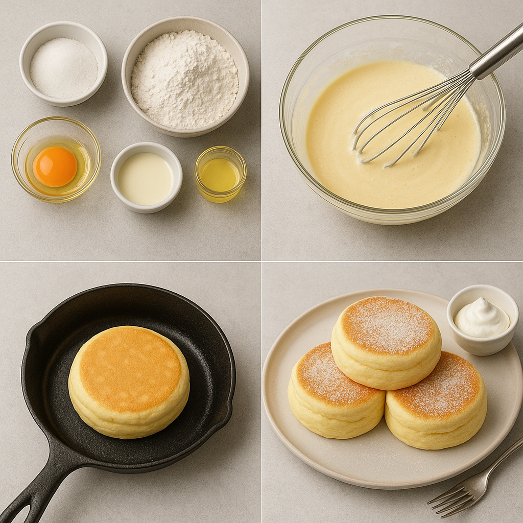 Jak zrobić japońskie naleśniki souffle pancakes