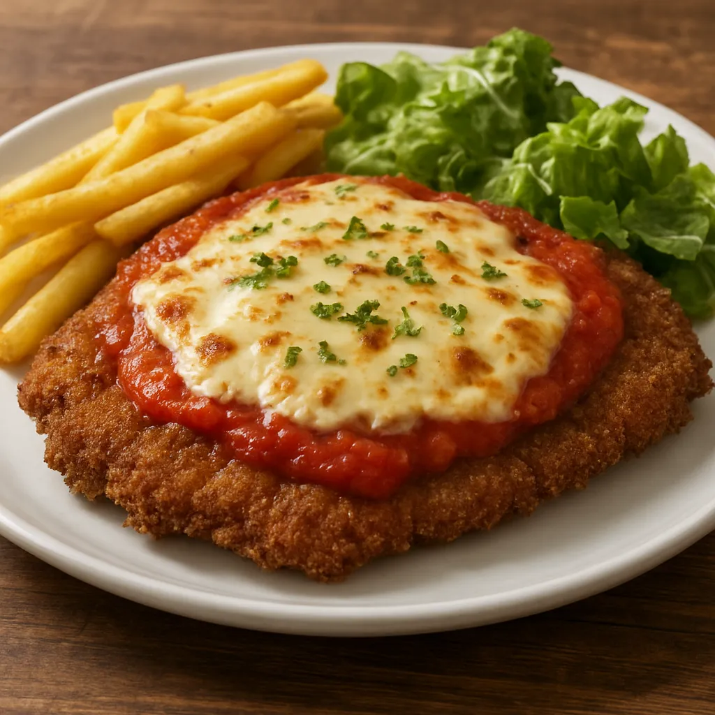 Milanesa Napolitana – urugwajska panierowana wołowina