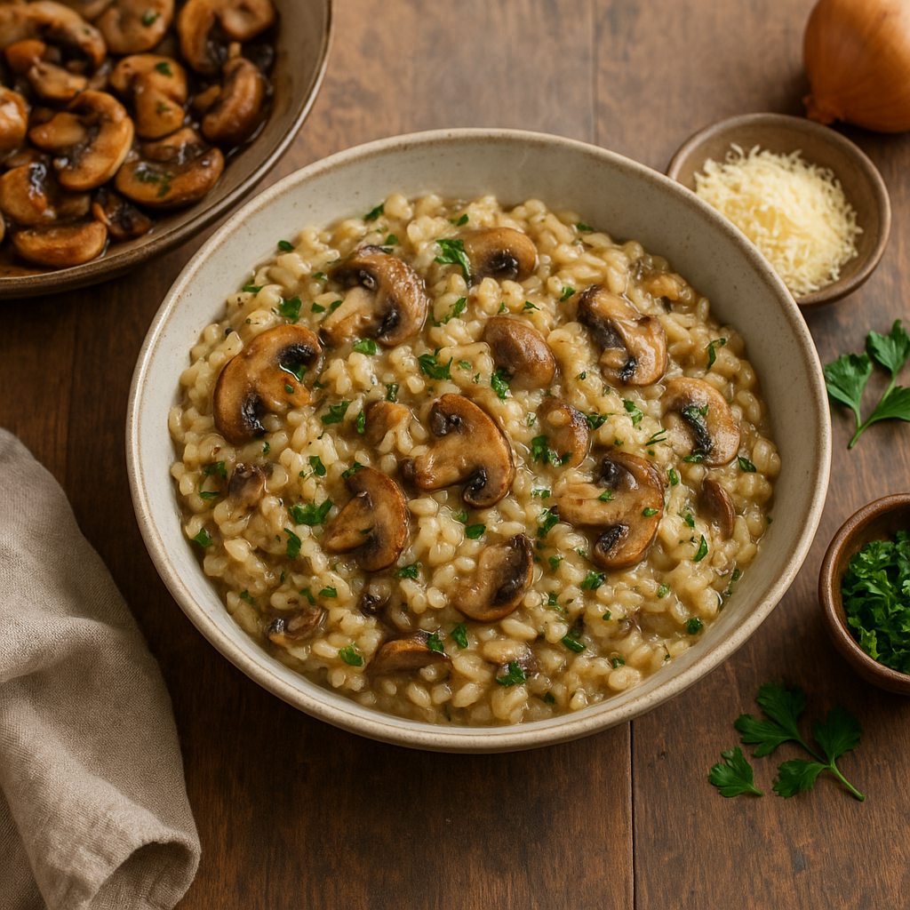 Jak zrobić idealne włoskie risotto z grzybami
