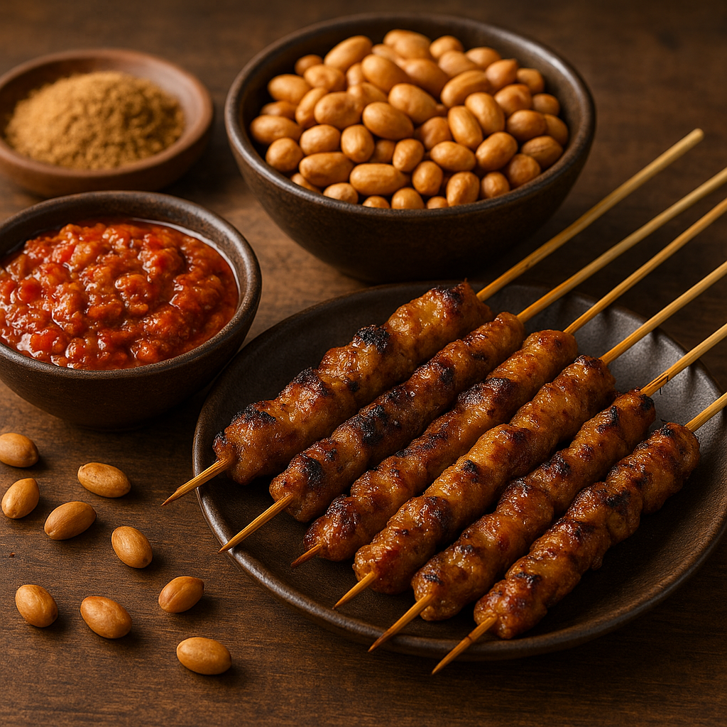 Kuchnia indonezyjska – satay, sambal i aromat orzeszków ziemnych