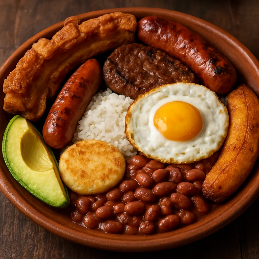 Bandeja Paisa – kolumbijskie duże danie z mięsa