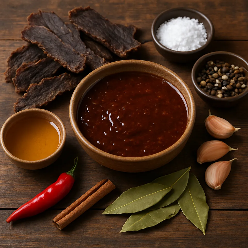 Biltong marinade – kuchnia południowoafrykańska