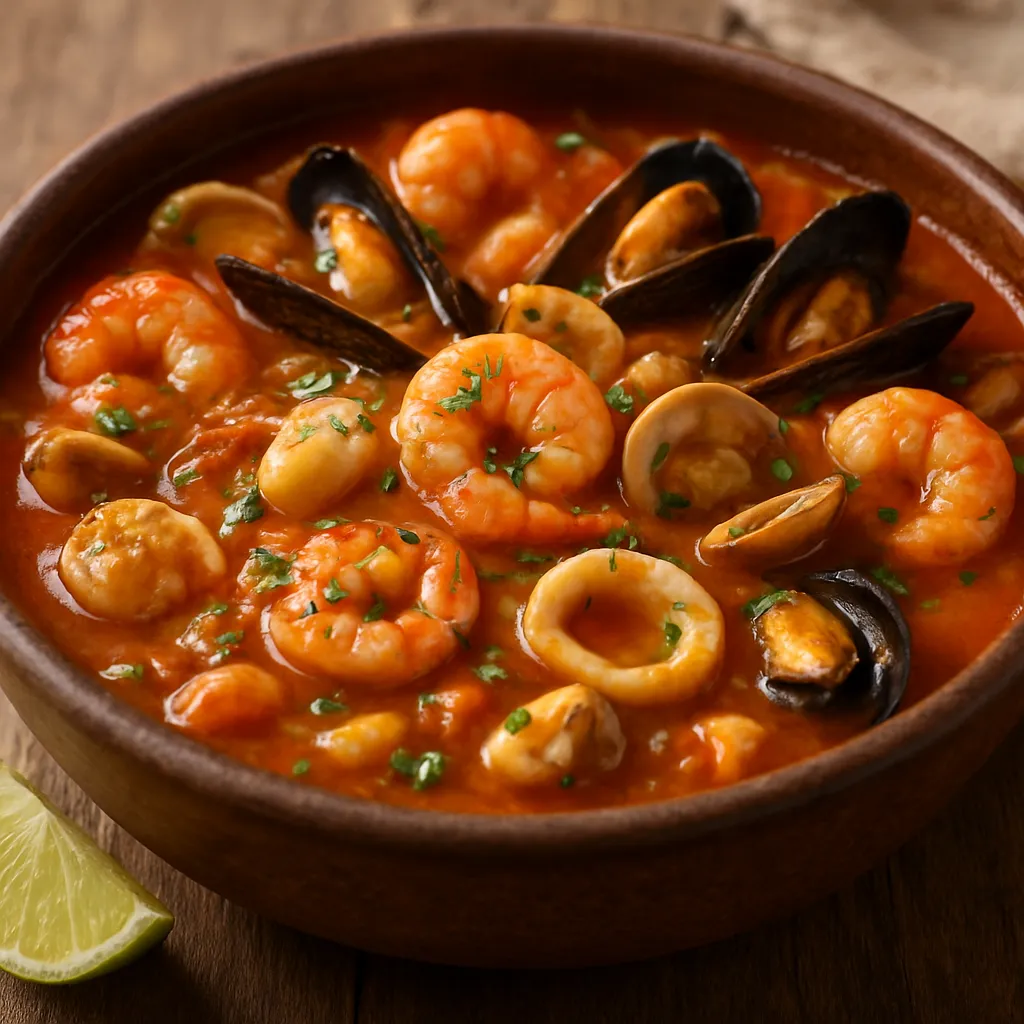 Cazuela de Mariscos – kolumbijski gulasz z owoców morza